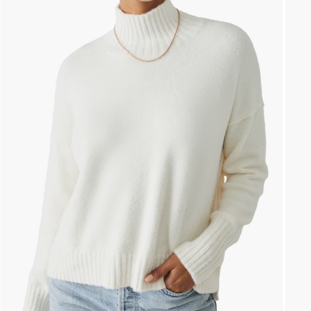 Free People Vancouver Mock Neck Sweater